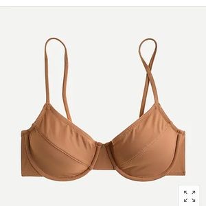 J Crew 1993 underwire bikini swim top NWT 32D